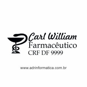 Carimbo online para Farmacêutico