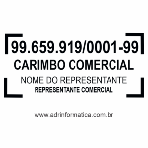 carimbo digital representante comercial