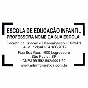 Carimbo Digital para Escolas Municipal e Estadual